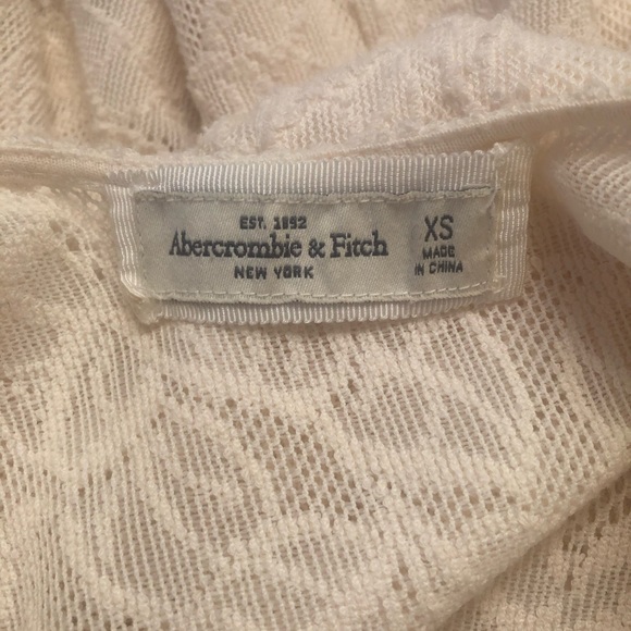 Abercrombie & Fitch Cream Lace Dress Size XS - Picture 3 of 4